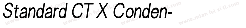 Standard CT X Conden字体转换